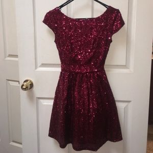 B. Darlin Red Sequin Dress